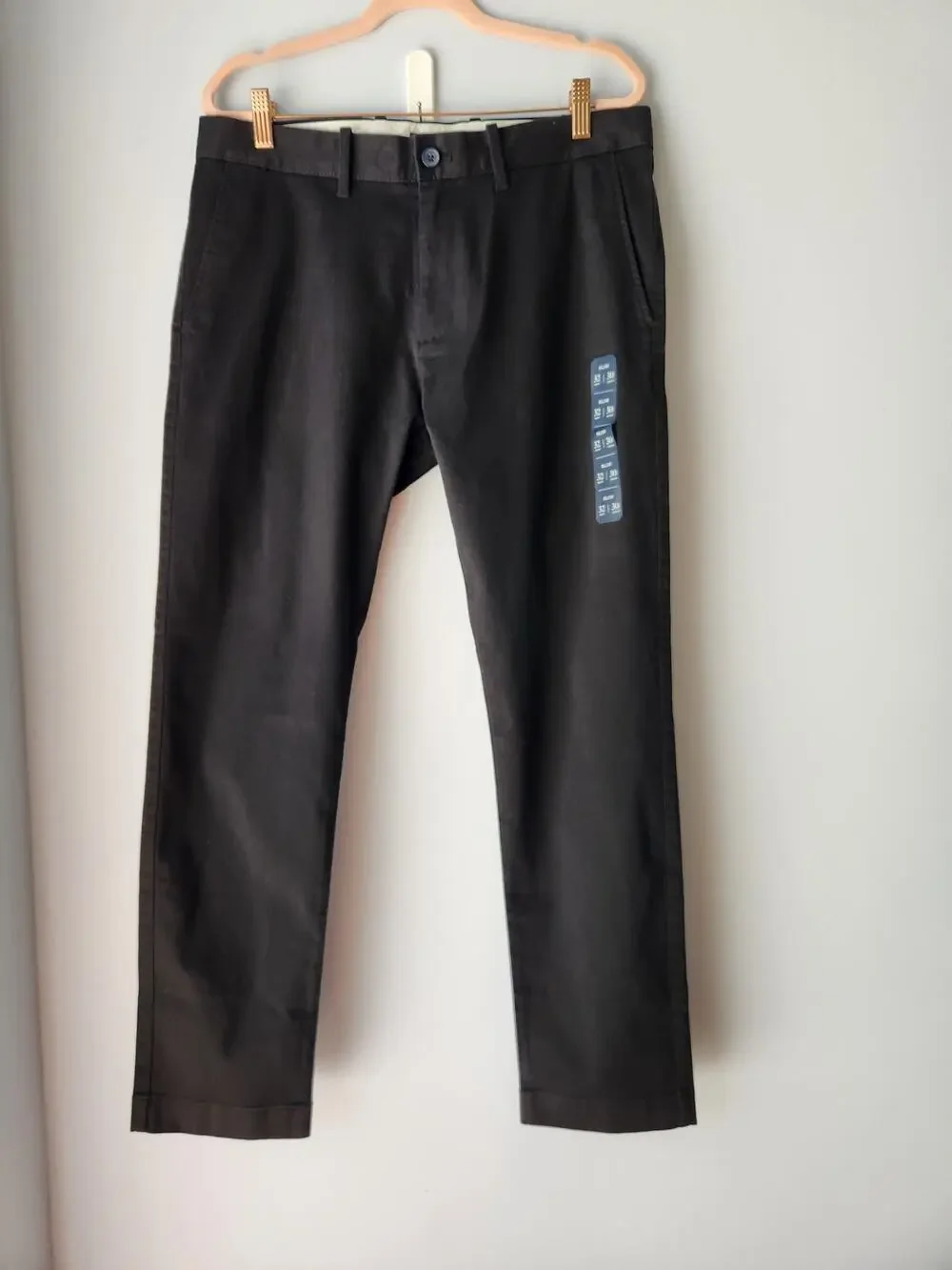 NWT J. Crew Men's Slim-Fit Flex Chino Pant Black 32/30